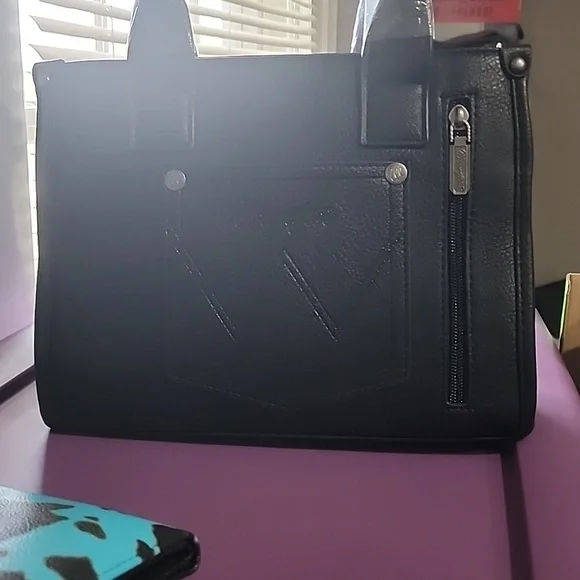 Wrangler Blue Tote & Wallet - Picture 2 of 4